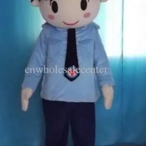New Adult Hot Sale Foam Cute Doll pliceman Cartoon Mascot Costume Plush Christmas Fancy Dress Halloween Mascot Costume