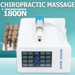 Electric Correction Gun Touch Screen Spinal Chiropractic Adjusting Tools 1800N Adjustable Impulse Spine Cervical Newest Massager