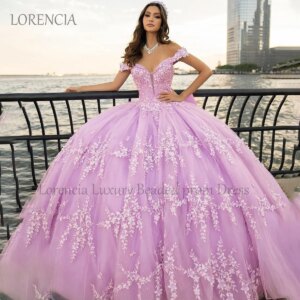 Customized Quinceanera Dress Sweet 15 16 Ball Gown 3D Flowers Applique Beaded Flower Sleeveless Customized Vestidos De 15 Años