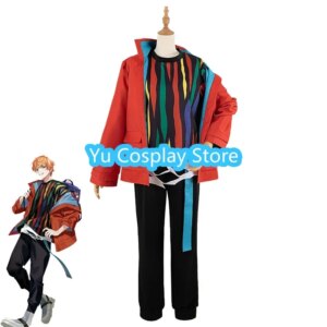 Yu-Cosplay Shinonome Akit Cosplay Costume Game Project Sekai Colorful Stage Akt Cosplay Party Suit Halloween Uniforms Custom Mad
