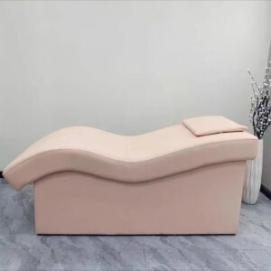 Modern  Massage Table Spa Beauty Salon Eyelash Stretcher Bed Mattress Topper Luxury Curved Lash Bed