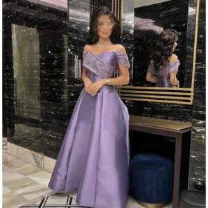 Long Evening Dresses Woman Elegant A-line Sweetheart Prom Dresses 2024 Sequin Shoulder Prom Cocktail Gown سمية فساتين مناسبة ر