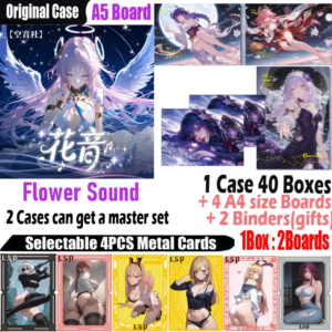 Newest A5 Goddess Card ” Flower Sound ” Hobby Colleciton Card Doujin CCG Waifu Board Anime Toys Card Gifts