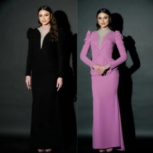 Customized Sparkle Exquisite Jersey Draped Pleat Sequined Birthday A-line High Collar Bespoke Occasion Gown Long Dresses