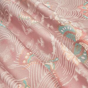 Exquisite Non-Heritage Song Dynasty Brocade Pink Fabric Combines Applicable Cheongsam, Hanfu Quantities for Bed Cover Cloth