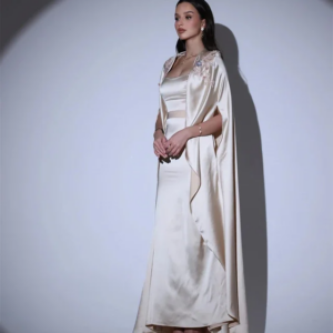 Customized   Simple Modern Style Formal Evening Square Collar A-line Appliquess Bespoke Occasion Dresses