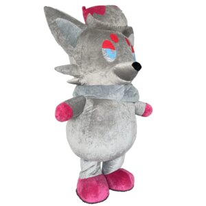 2/2.6M Fox Plush Inflatable Costume Adult Character Cosplay Funny Costume Mascot Halloween Theme Party