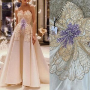 Customized Prom Dress Exquisite Strapless Empire Celebrity Dresses Floor Length Crystals Taffeta Formal Evening Gowns 드레스 파티복 Пл