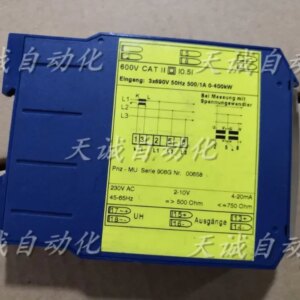 MULLER+ZIEGLER Type;pnz-mu 0-400kw 4-20mA/2-10v 00658