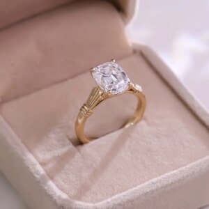 Provence Luxury Wedding Ring 14K 18KGold IGI EF/VS Cushion cut Lab Grown Diamonds for Women Wedding Parties Personalized Custom