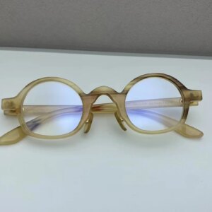 Top Quality Buffalo Horn-rimmed Titanium Glasses Men Vintage Myopia Eyeglasses Frame Unique Handmade Rectangle Eyewear Oculos