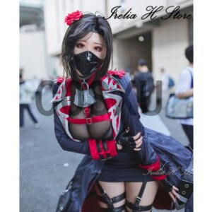 Irelia H Store Maiden from NI abc KKE Maiden Cosplay Costume women maiden with mask outfit custom size made