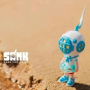 Sank Toys Sank The Child Little Sank Beache Boy Summer Resin Painted Collection Figurine Figure Model Statue