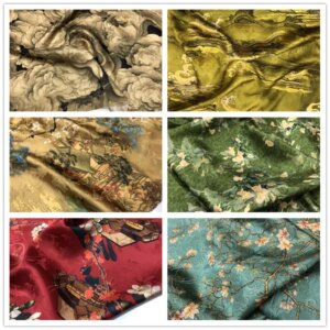 Xia heavy silk satin Chinese style 25momme 140cm wide shirt dress fabric
