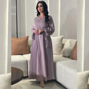 Customized Saudi Arabia Charmeuse Beading Draped Clubbing A-line V-neck Bespoke Occasion Gown Midi es