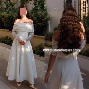Customized Dresses For Special Events Off-The-Shoulder Neckline Dresses For Prom A-Line Elegant And Pretty Women’S Dresses Flowe