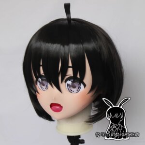 (RB28049)Customize Full Head Quality Handmade Female/Girl Resin Japanese Anime Cartoon Character Kig Cosplay Kigurumi Mask