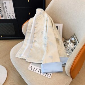 New Chinese style patchwork color jacquard sense coat women’s design temperament loose all over the top