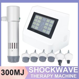 300MJ Shockwave Therapy Machine Shoulder Spine Pain Relief Portable Shock Wave Massager ED Treatment Body Massage Health Care