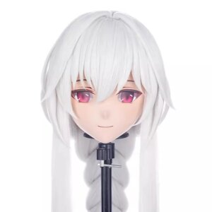 Handmade Customize Doll Full Headband Lock Cartoon Character Kig Cosplay Kigurumi Mask Resin Japanese Anime Kigurumi Masks