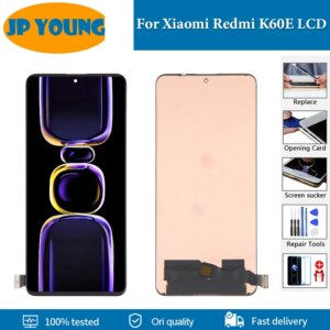 6.67″ OLED LCD Screen For Xiaomi Redmi K60E LCD Display Digitizer Assembly For Xiaomi Redmi K60E LCD Screen Replacement Parts