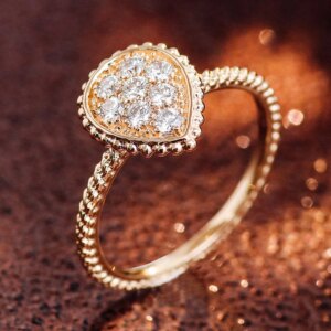 Provence  Luxury Rings 14K 18KGold DEF/VS Lab Grown Diamonds Rings for Women Engagement Rings Classic Finger Personalized Custom