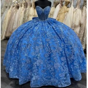 Ball Gown Sweetheart Quinceanera Dress Luxury Tulle Lace Beaded Sweet 15 Dresses Plus Size Prom Dress Vestidos De 15 Quinceañera