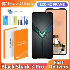 7.1” AMOLED For Xiaomi Black Shark 3 Pro LCD Display SHARK MBU-A0, SHARK MBU-H0 Touch Screen Digitizer Assembly Replacement
