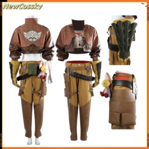Adult Gemma Cosplay Costume Anime Game Monster Roleplay Hunter Jacket Pants Clothing Outfits Halloween Carnival Party Suit