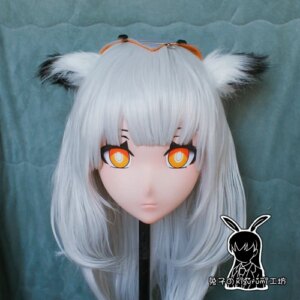 (KM294)Top Quality Handmade Female Resin Cosplay Japanese Role Play Kigurumi Mask Crossdresser Doll Transgender Mask