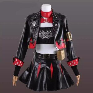 Burnice White Cosplay Collab Series: Game Zenless Zone Zero ZZZ Burnice White Cosplay Costume Halloween Costume Adult Carnival