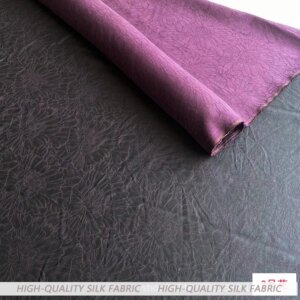 40momme Jacquard Silk Yarn Fabric Heavy Spinning Buttercup Coat and Dress