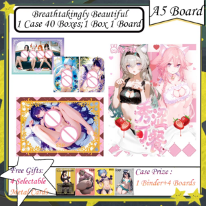 A5 Goddess Story Boards Set – Anime Goddess Characters including Albedo Nezuko Zero 2 Breathtakingly Beautiful Full Collection