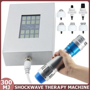 Professional Shockwave Therapy Machine For Men ED Treatment 300MJ Shock Wave Body Massage Pain Relief Body Relax Massager