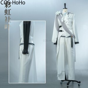 COS-HoHo Vtuber Nijisanji Kanae Game Suit Gorgeous Handsome Uniform Cosplay Costume Halloween Carnival Party Role Play Outfit