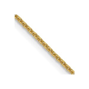 14K 18 inch.9mm Cable with Lobster Clasp Chain