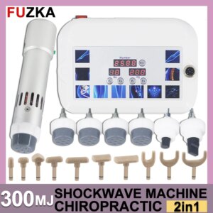 300mj Portable Shockwave Therapy Machine Body Back Pain Relief Shock Wave Equipment Electric Chiropractic Tool