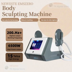 EMSzero 6500W Machine EMS Body Slimming Sculpting Fat Burning Nova Weight Lose Electromagnetic Muscle.