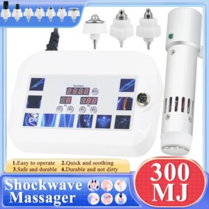 Physiotherapy Shockwave Therapy Machine 300MJ Professional Shock Wave Massager For ED Treatment Relieve Arm Pain Body Relaxation
