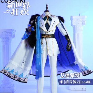 COS-KiKi Nu: Carnival Edmond Qing Yin Liu Yun Game Suit Gorgeous Uniform Cosplay Costume Halloween Party Outfit Men XS-XXL