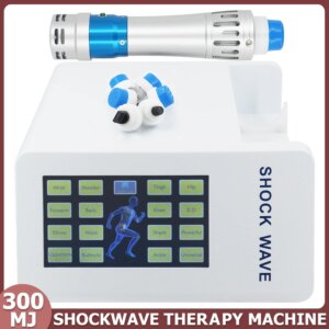 New Shockwave Therapy Machine For Tennis Elbow Pain Relief Relaxation Body Massager 300MJ Professional Shock Wave