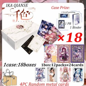 New IKA QIANSE Waifu Cards Sexy Collect Cards Games Girl Party Swimsuit Feast Booster Box Doujin Toys And Hobbies Gift