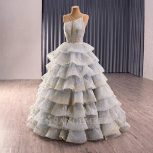 Customized Gorgeous Ball Gown Cake Quinceanera Dresses Spaghetti Straps Flower Beading Bow vestidos de 15 quinceañera
