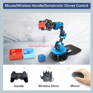 Intelligent Bus Servo Robot Arm xArm-ESP32 Desktop Open Source Programmable Python Maker Robot