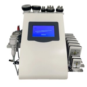 9 IN 1 40K Ultrasonic Cavitation Lipo Vacuum Radio Frequency Laser 8 Pads Body Suction Slimming Machine Skin Lifting Tighten