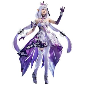 CosAn Game Honkai: Star Rail Castorice Cosplay Costume NiuSkin Party Role Play Clothing New Full Set Women’s Dress Hot New