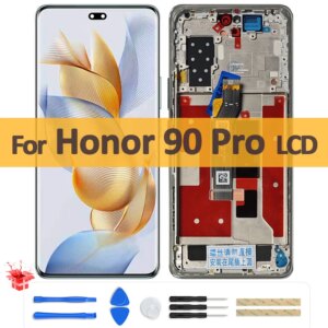 6.78″ Original AMOLED For Honor 90 Pro REP-AN00 LCD Display Touch Screen Digitizer Assembly For Honor90 Pro Screen Replacement