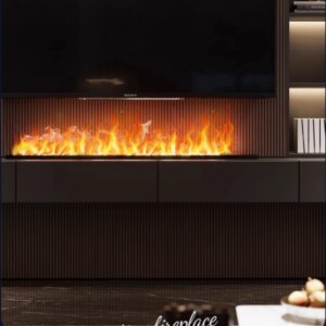 5 year warranty automizing 5d simulation flame mist water vapor led electric fireplace