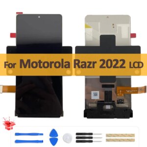 6.7″ Original Foldable AMOLED For Motorola Moto Razr 3 2022 XT2251-1 LCD Display Touch Screen Digitizer Assembly Replacement