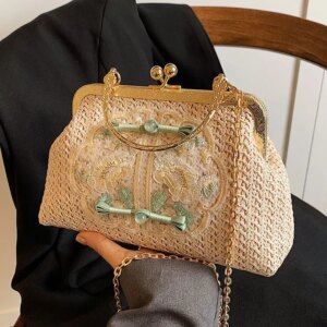 High end women’s hand woven bag [20 pieces A571】